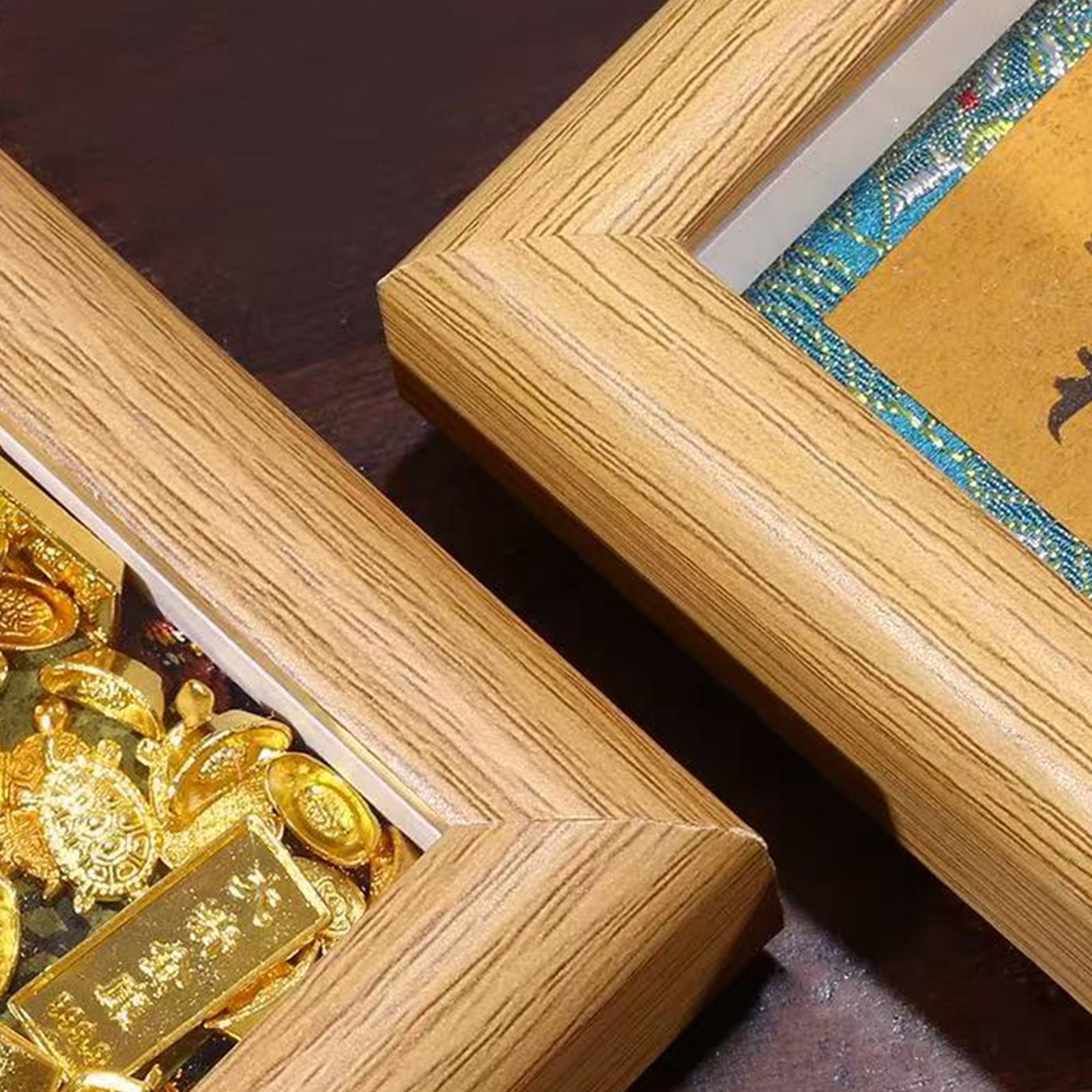 Desk Setup Accessories Aesthetic - Eleganter Bilderrahmen, harter Kartenständer, vielseitiger Kunstwerkshalter