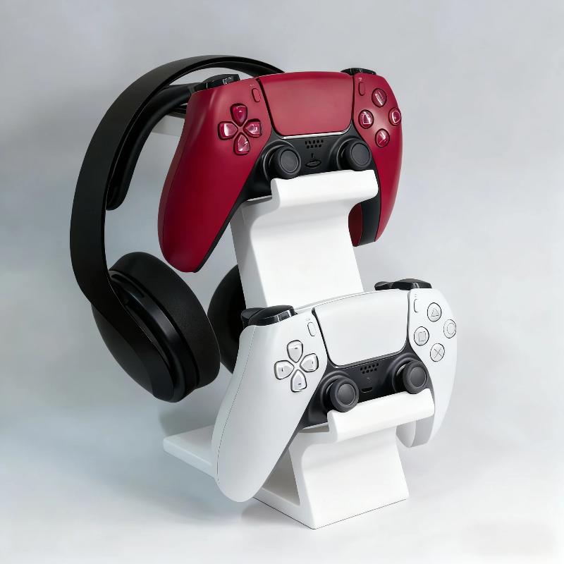Gaming Setup Desk - ● 3-in-1-Controller-Ständer für den Schreibtisch mit