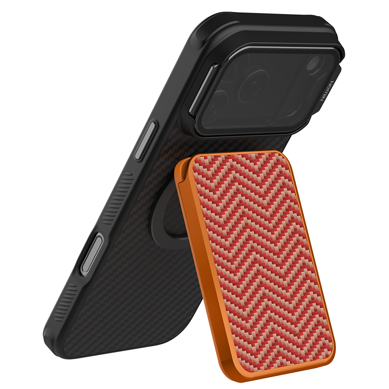Desk Setup Apple - NILLKIN FiberMate Kevlar Magnetische Handy-Geldbörse Kartenhalter