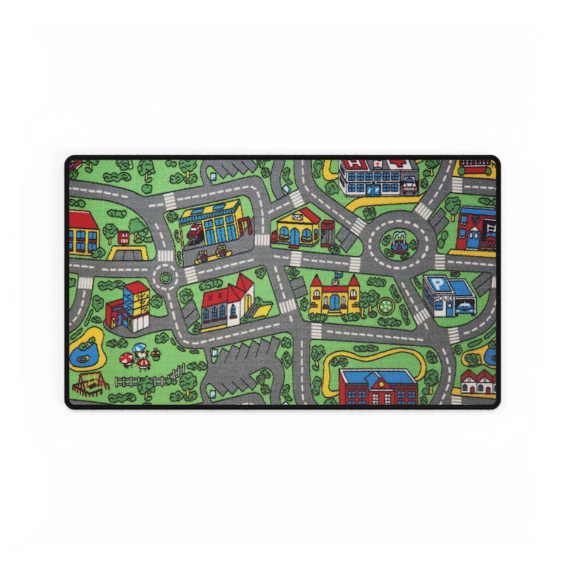Desk Setup Accessories Aesthetic - Magic on The Streets Spielmatte, Mausteppich,