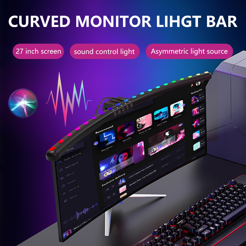 RGB-Lichtleiste Monitor Smart  – Setup Desk Monitor Bewertung und Preis