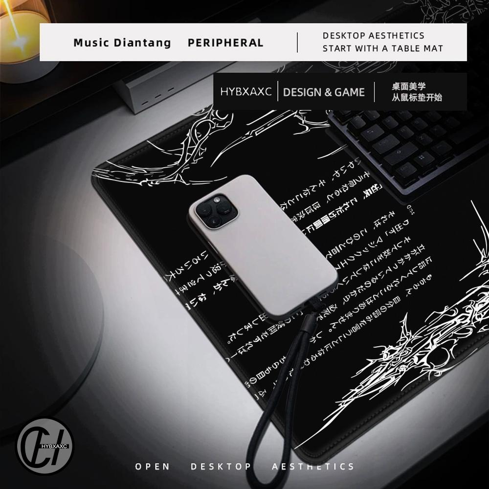 Schwarz-weiße Cybersigilism-Sc – Desk Setup Accessories Aesthetic Bewertung und Preis