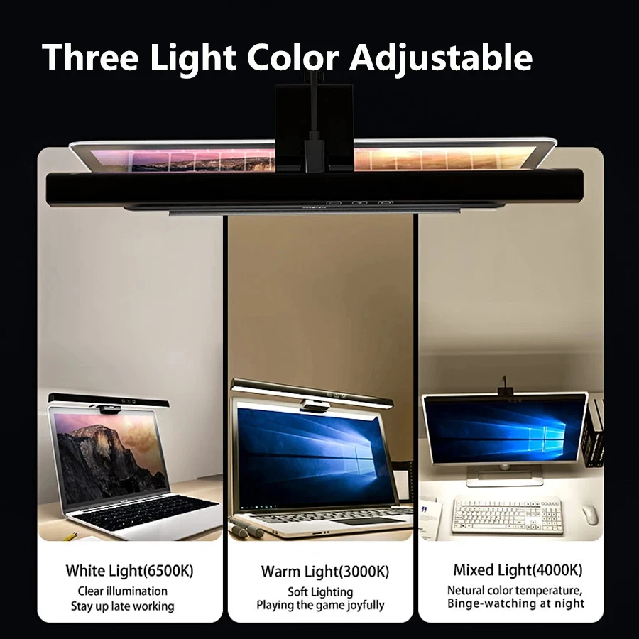 LED 33cm 50cm Monitor-Lichtlei – Setup Desk Monitor Bewertung und Preis