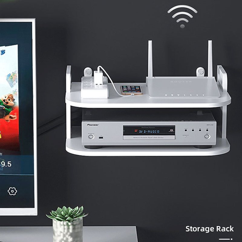 Wandmontiertes Router-Kabel-Or – Desk Setup Organizer Bewertung und Preis