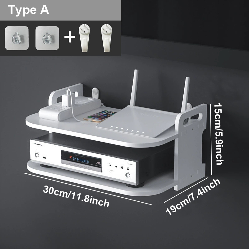 Wandmontiertes Router-Kabel-Or – Desk Setup Organizer Bewertung und Preis