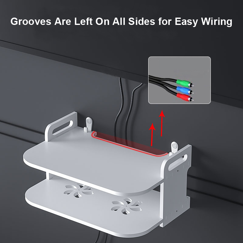 Wandmontiertes Router-Kabel-Or – Desk Setup Organizer Bewertung und Preis