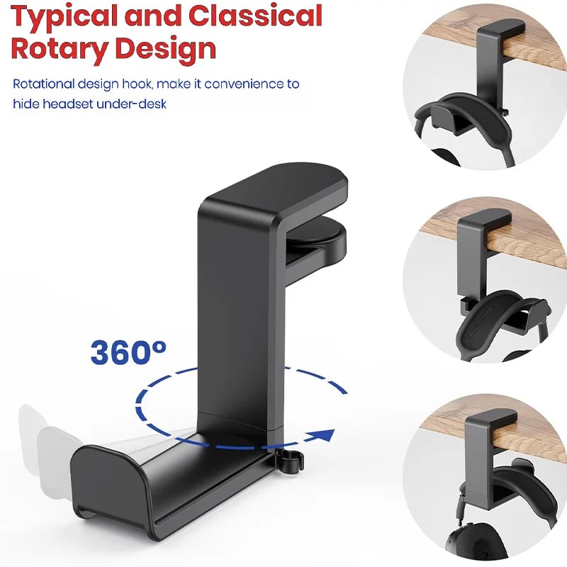 360 Grad drehbarer, bohrfreier – Desk Setup Organizer Bewertung und Preis
