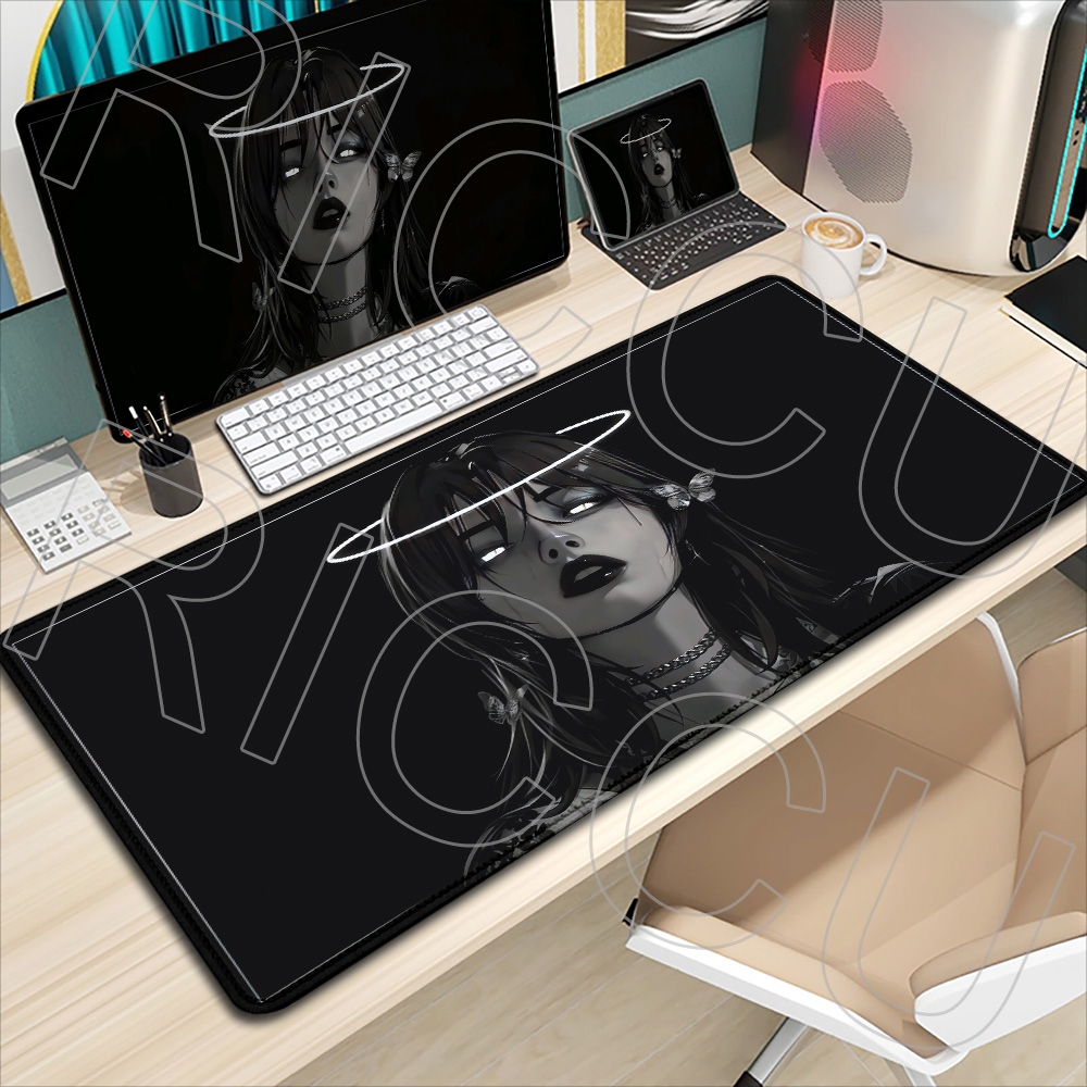 Anime Girl Black Dark Style Nu – Desk Setup Dark Bewertung und Preis