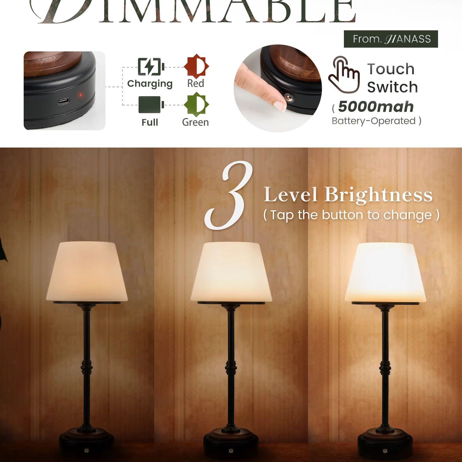 Kabellose Tischlampen-Set mit  – Desk Setup Modern Bewertung und Preis