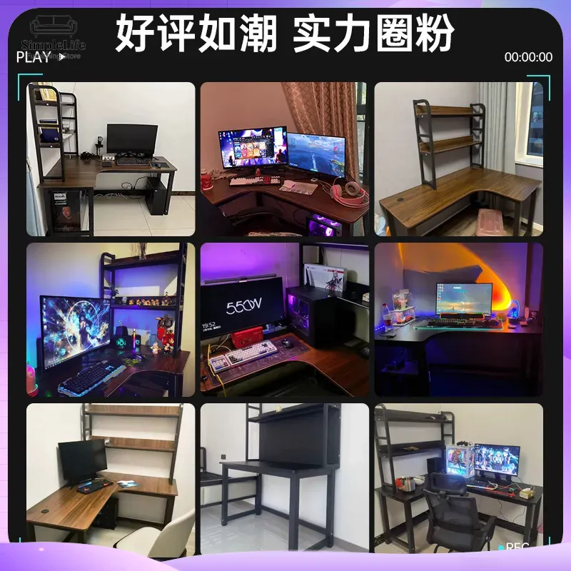 Eck-Gaming-Schreibtisch Comput – Desk Setup Bedroom Bewertung und Preis