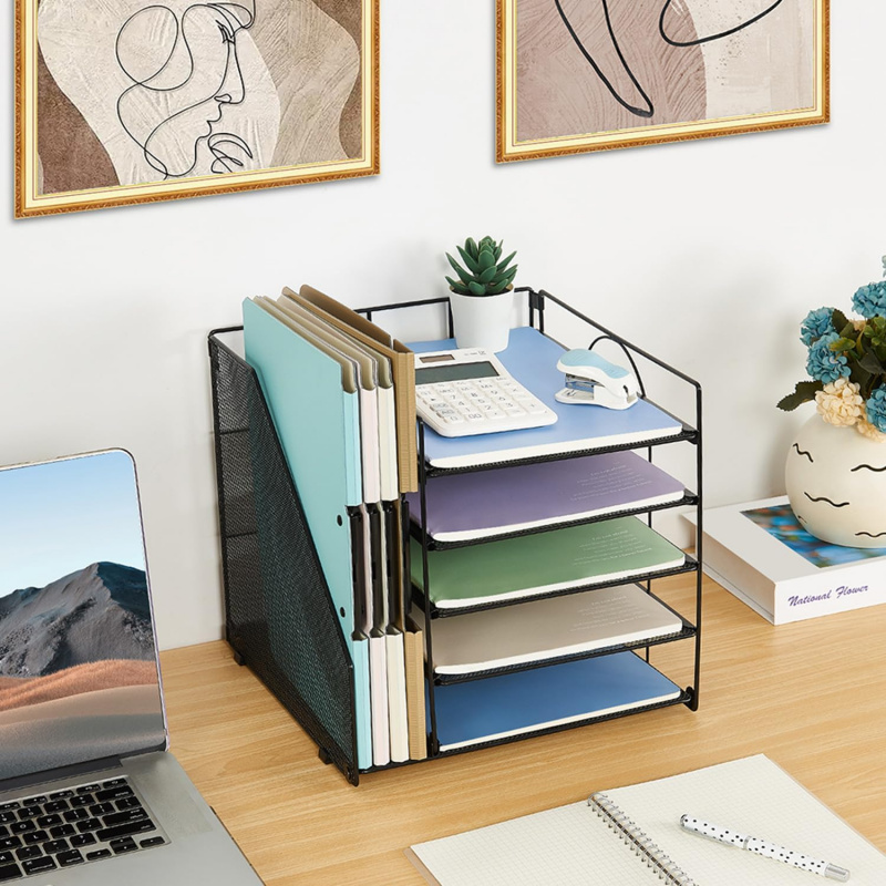 5 schicht Papier Datei Rack Bü – Desk Setup Design Bewertung und Preis