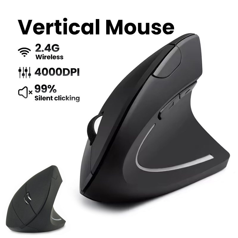 Ergonomische kabellose Maus mi – Desk Setup Gaming And Work Bewertung und Preis