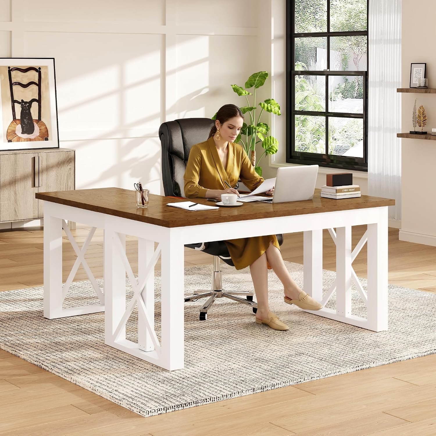 L-förmiger Stehschreibtisch mi – Setup Desk Monitor Bewertung und Preis