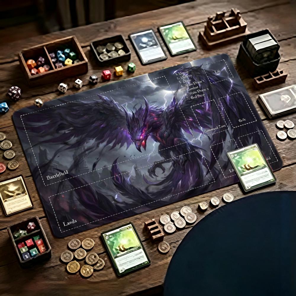 Dunkelviolette Phoenix-Spielma – Desk Setup Dark Bewertung und Preis