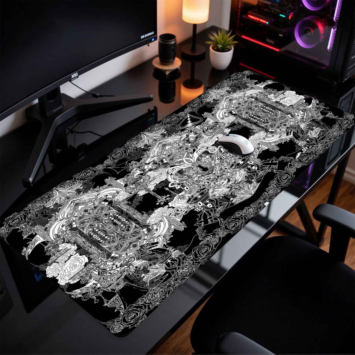 Divine Realm Gothic Building M – Desk Setup Dark Bewertung und Preis
