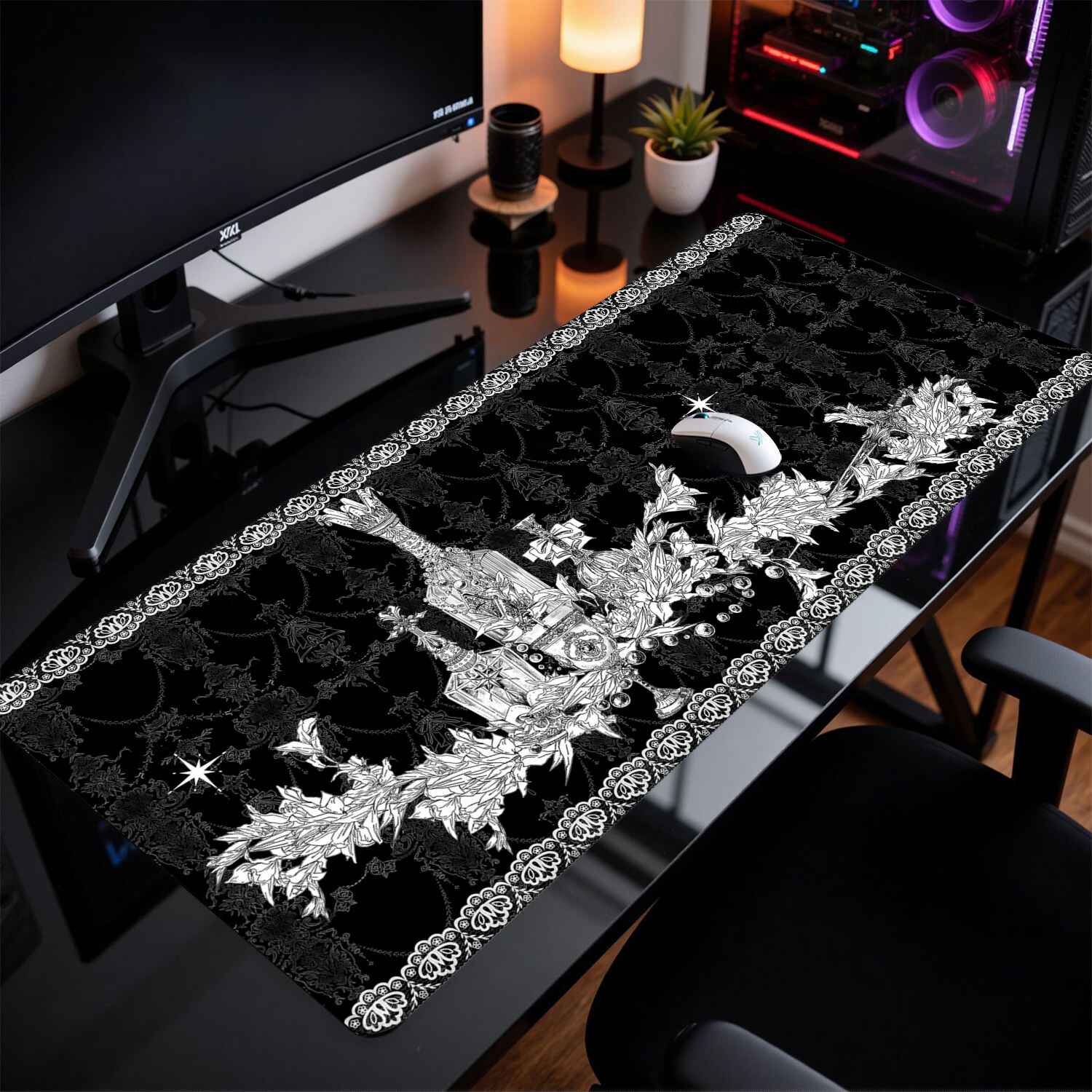 Divine Realm Gothic Building M – Desk Setup Dark Bewertung und Preis