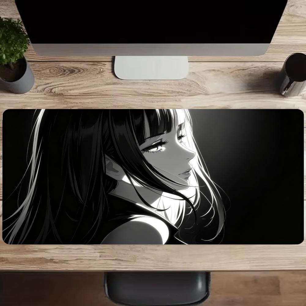 Dunkles Anime-Mädchen Mauspad  – Desk Setup Gaming And Work Bewertung und Preis