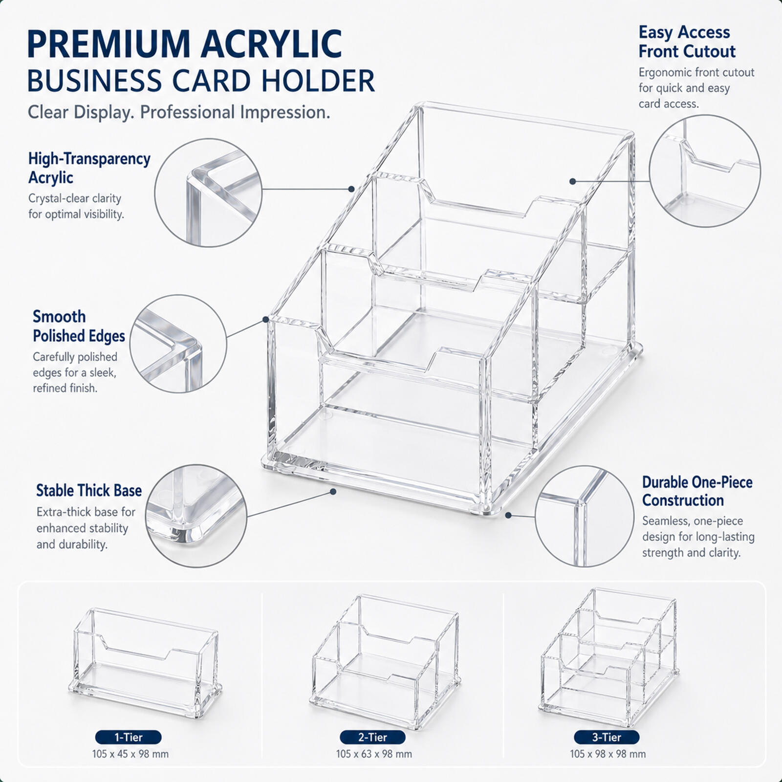 1–3 Stück moderner transparent – Desk Setup Modern Bewertung und Preis