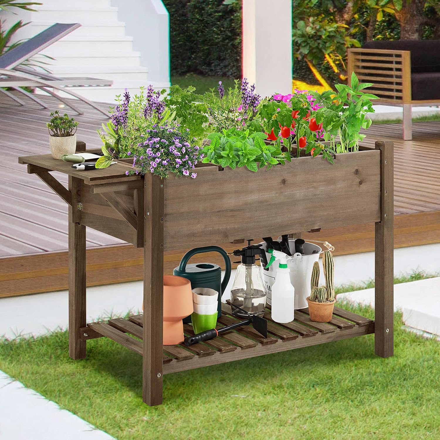Kräutergarten-Pflanzgefäß, Fre – Desk Setup Dark Bewertung und Preis