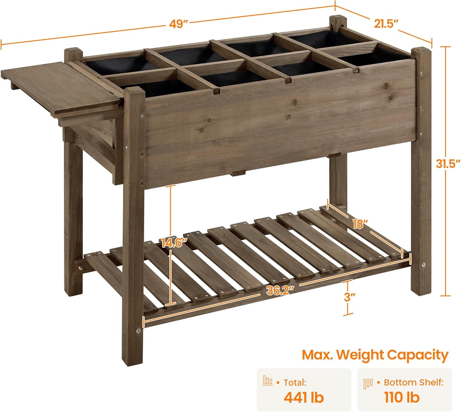Kräutergarten-Pflanzgefäß, Fre – Desk Setup Dark Bewertung und Preis