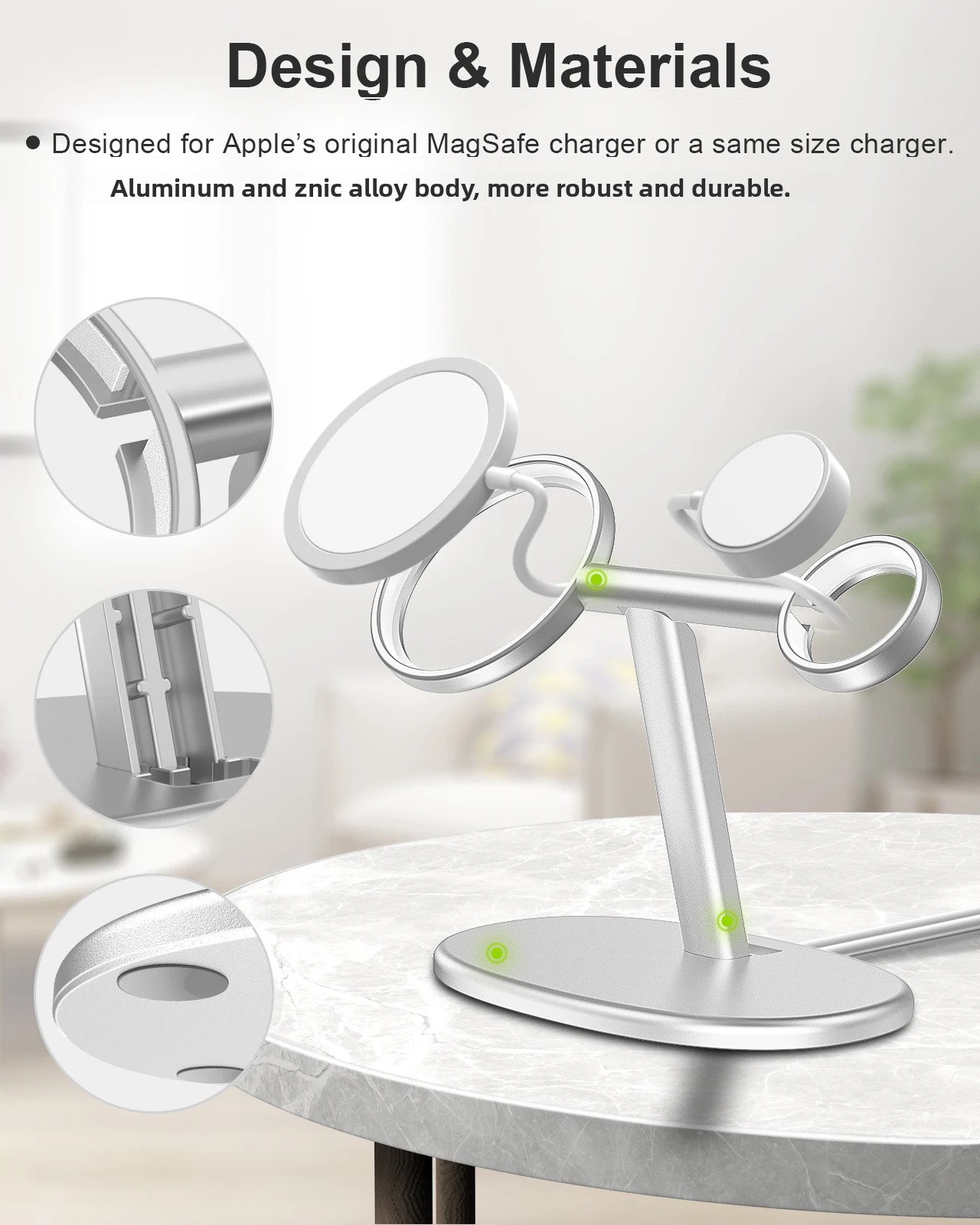 EWA 2-in-1 Desktop-Telefonstän – Desk Setup Apple Bewertung und Preis