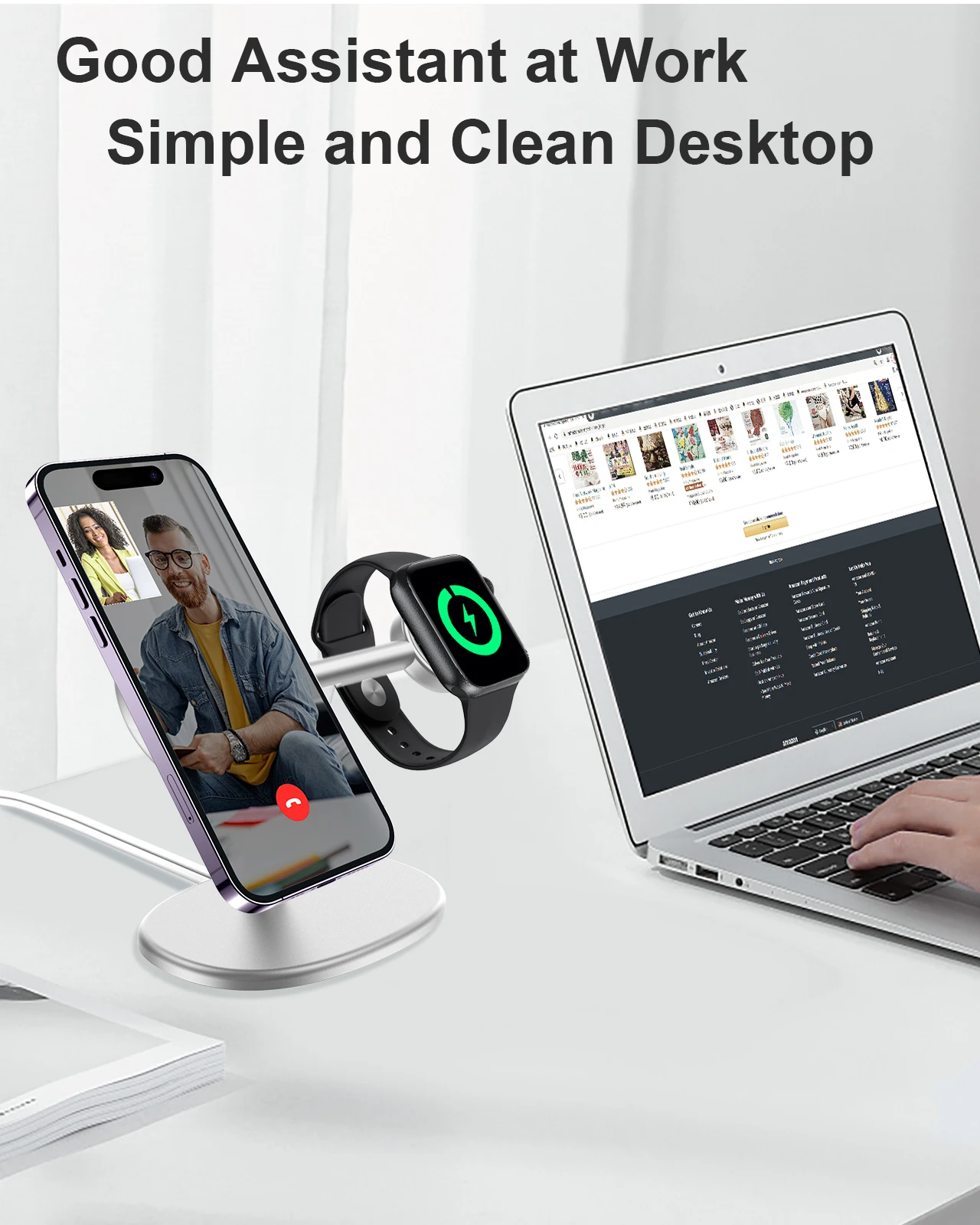 EWA 2-in-1 Desktop-Telefonstän – Desk Setup Apple Bewertung und Preis