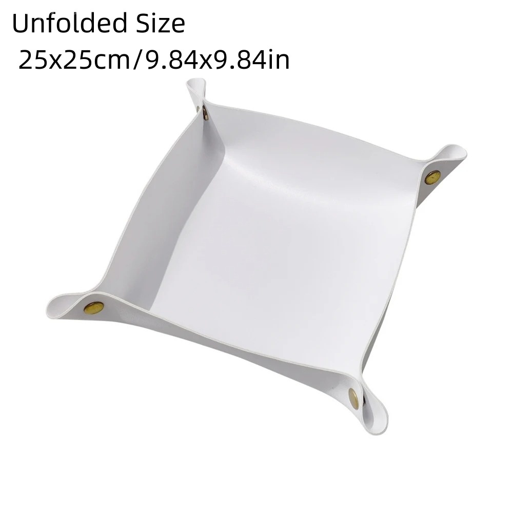 1 Stück 25x25cm Leder-Tablett, – Desk Setup Organizer Bewertung und Preis