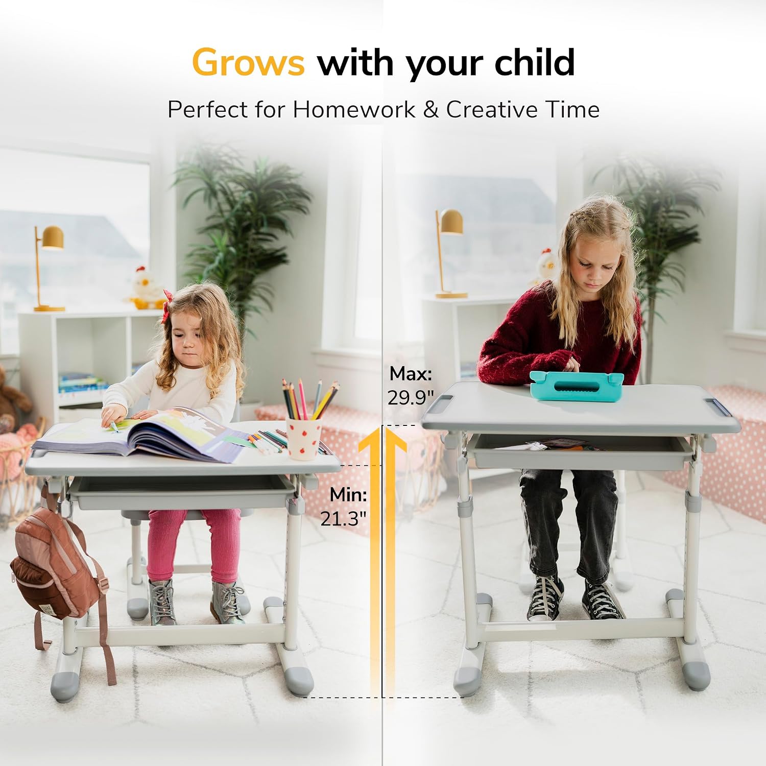 Kinderschreibtisch- und Stuhl- – Desk Setup Kids Bewertung und Preis