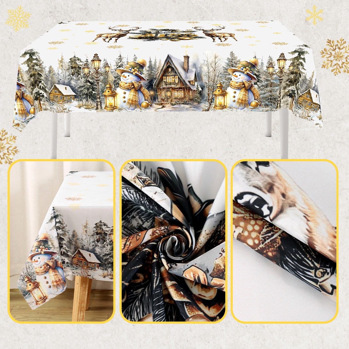 Frohe Weihnachten Weiß-Goldene – Desk Setup Design Bewertung und Preis
