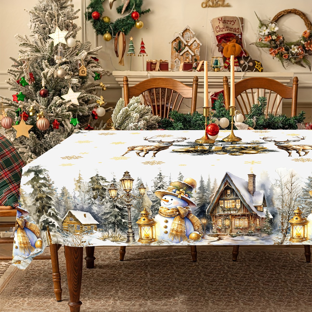 Frohe Weihnachten Weiß-Goldene – Desk Setup Design Bewertung und Preis