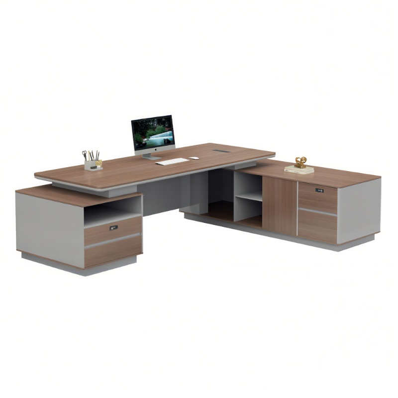 Moderner Eck-Schreibtisch mit  – Desk Setup Corner Bewertung und Preis
